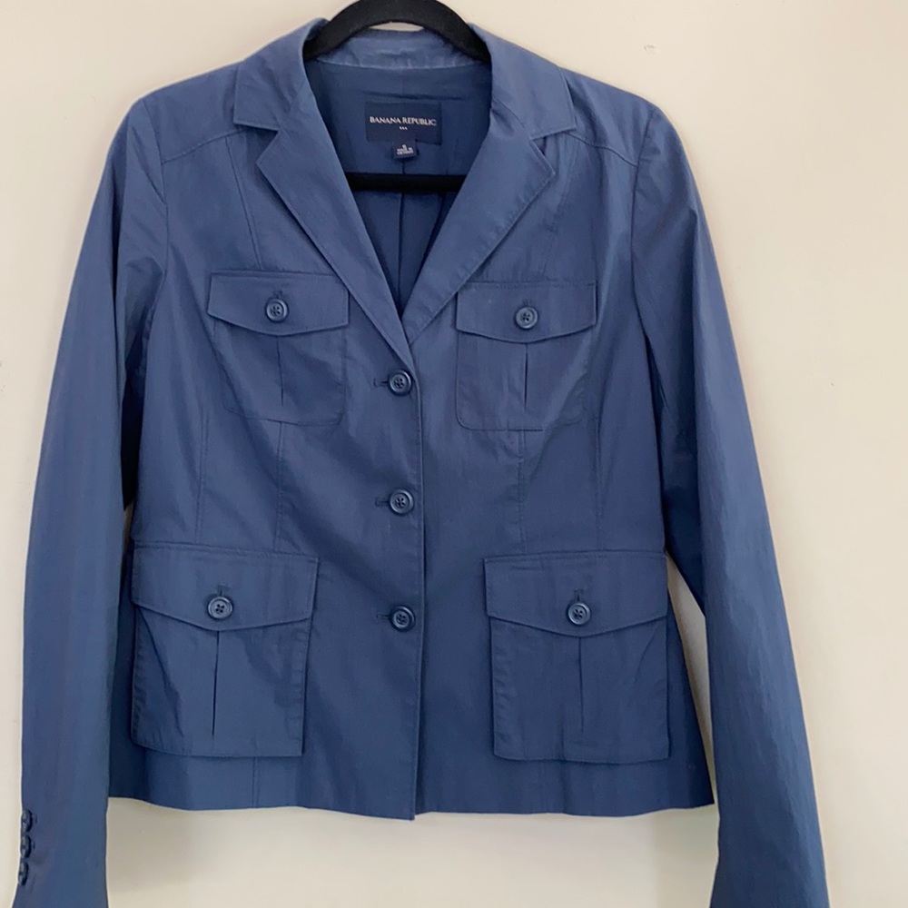 Pewter blue blazer